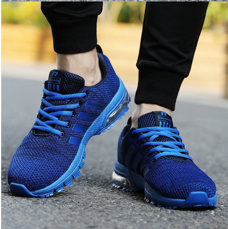 Best selling couple sports shoes breathable mesh outdoor men and women running shoes
