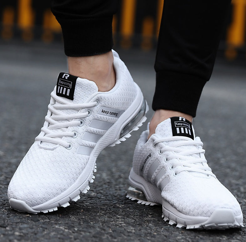 Best selling couple sports shoes breathable mesh outdoor men and women running shoes