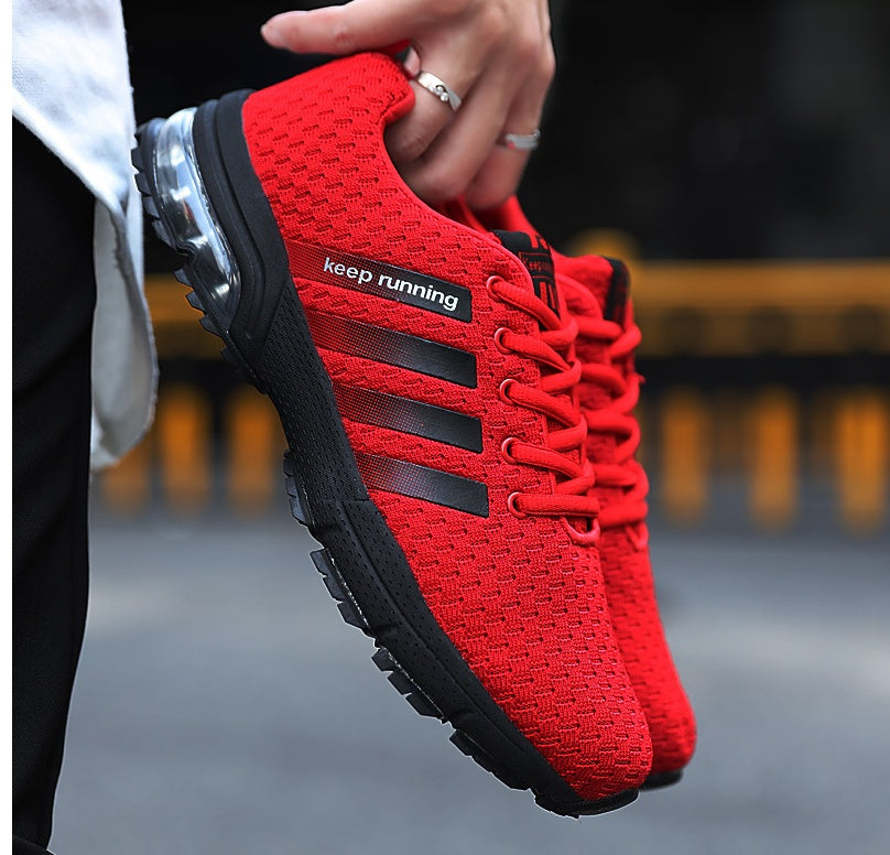 Best selling couple sports shoes breathable mesh outdoor men and women running shoes