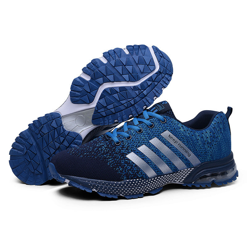 Best selling couple sports shoes breathable mesh outdoor men and women running shoes